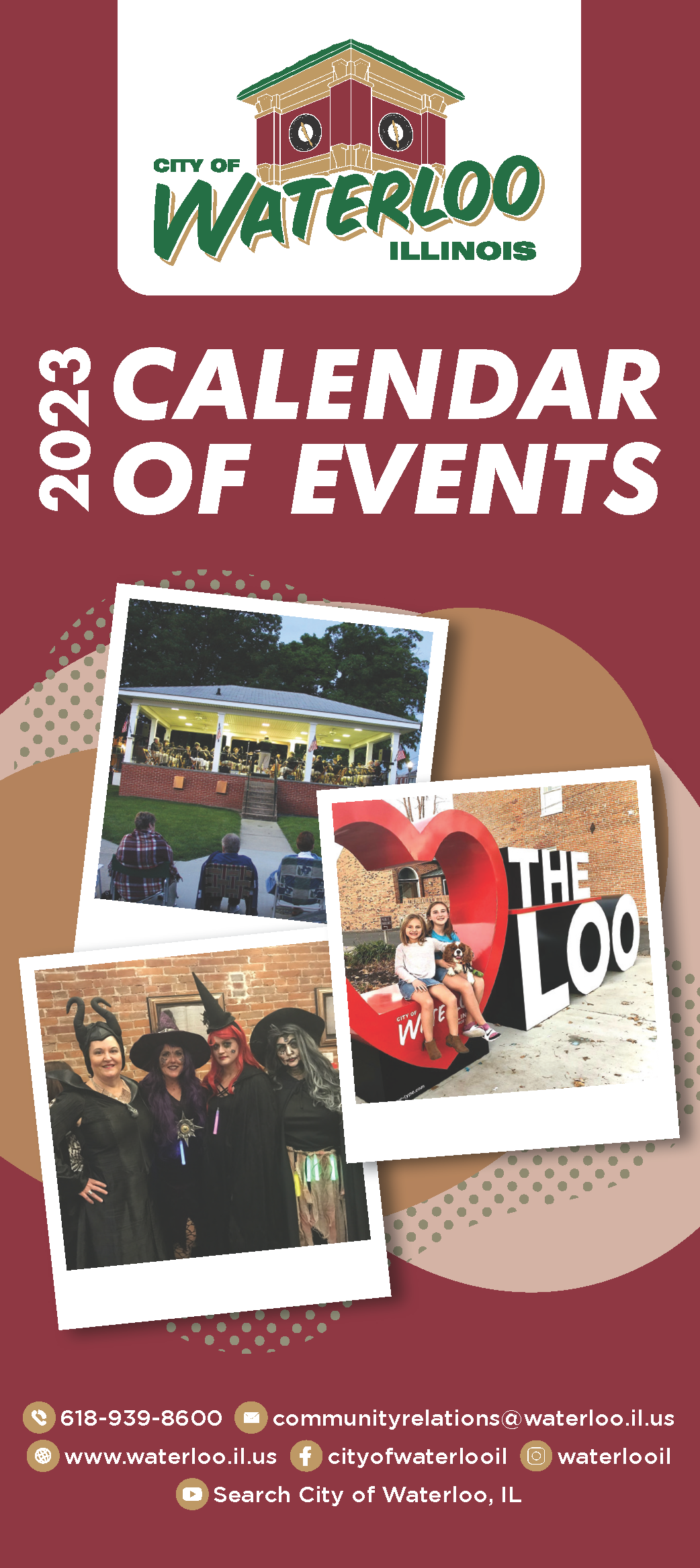 2023 Annual Event Calendar Now Available! City of Waterloo, IL